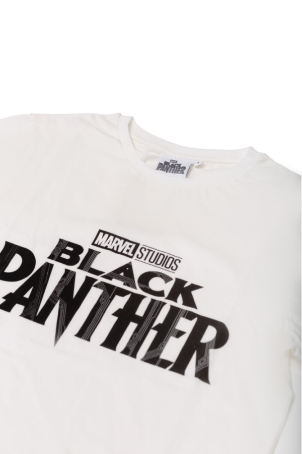 Giyimod ORİJİNAL MARVEL BLACK PANTHER ERKEK TSHIRT-1230458-EKRU