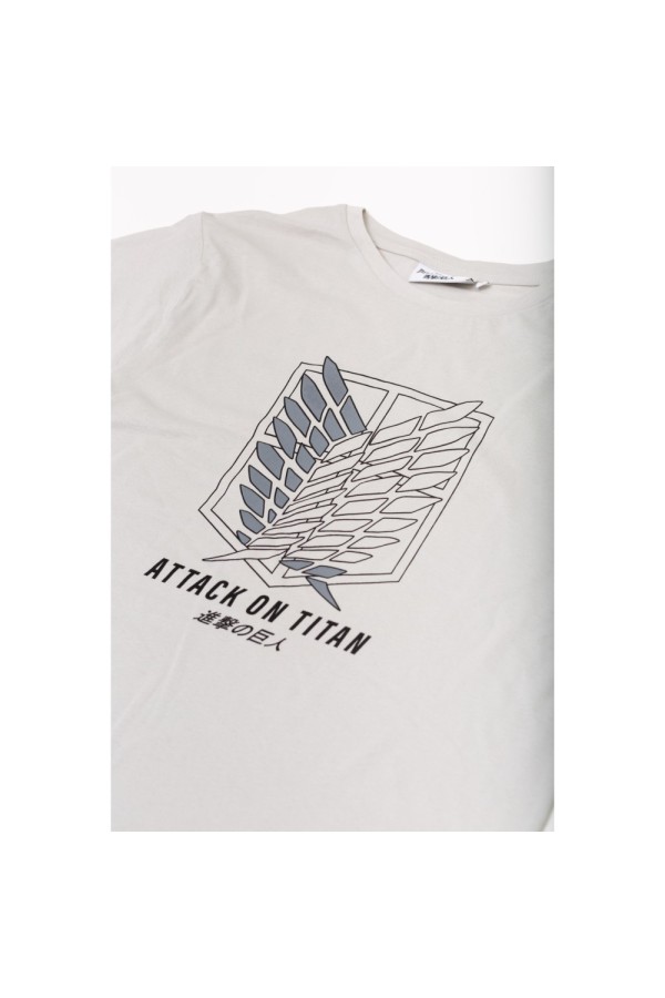 Giyimod ORİJİNAL ATTACK ON TITAN JAPON DİZAYN ERKEK TSHIRT-1230478-GRİ