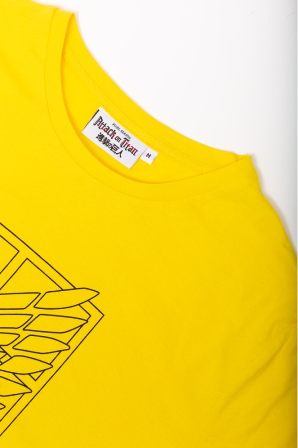 Giyimod ORİJİNAL ATTACK ON TITAN JAPON DİZAYN ERKEK TSHIRT-1230478-SARI