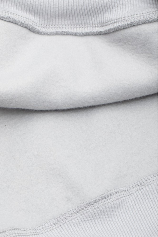 Giyimod Kadın Gri Kapüşonlu 3 iplik Şardonlu Polarlı Reglan Kol Sweatshirt S-103