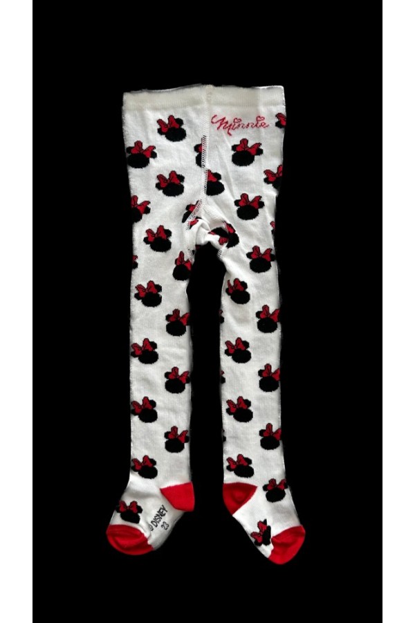 Giyimod ORİJİNAL LİSANSLI DISNEY MICKEY MOUSE BEBEK KÜLOTLU ÇORAP BEYAZ TEK M004