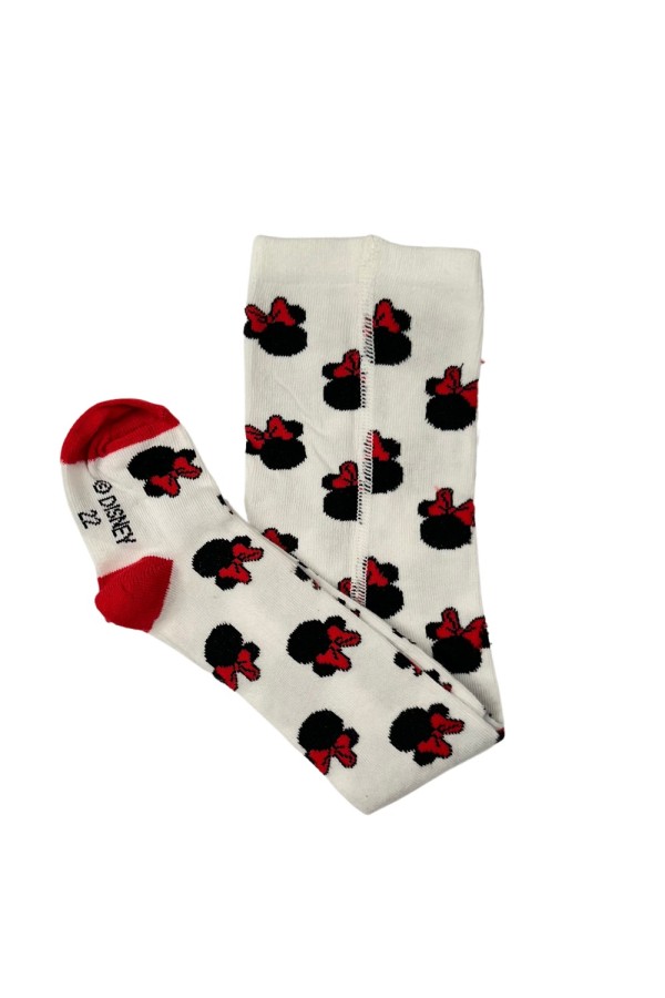 Giyimod ORİJİNAL LİSANSLI DISNEY MICKEY MOUSE BEBEK KÜLOTLU ÇORAP BEYAZ TEK M004