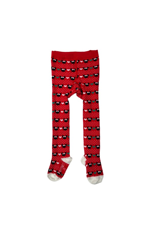 Giyimod ORİJİNAL LİSANSLI DISNEY MICKEY MOUSE BEBEK KÜLOTLU ÇORAP KIRMIZI TEK M003