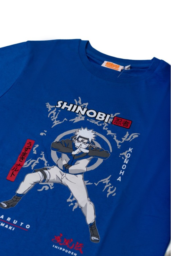 Giyimod ORİJİNAL SHİNOBİ SADECE BİZDE ERKEK TSHIRT-1180423-SAX
